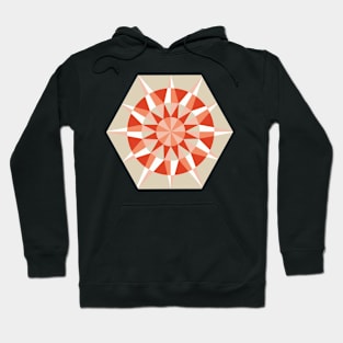 kaleidoscope Salmon Hoodie